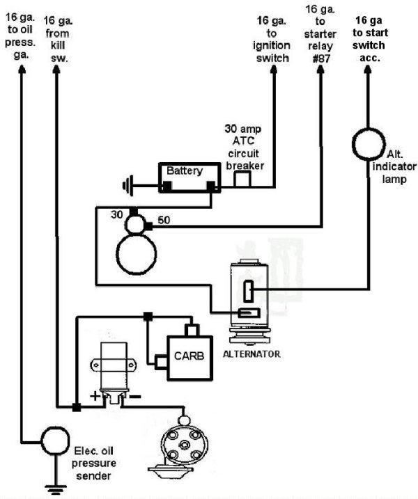 Dune buggy hot sale wiring